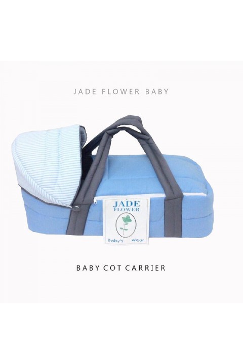 Baby Cot Carrier Keranjang Bayi - Moses Basket - Blue